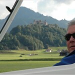 Steve, Gruyere Castle in the background Steve, Gruyere Castle in the background
